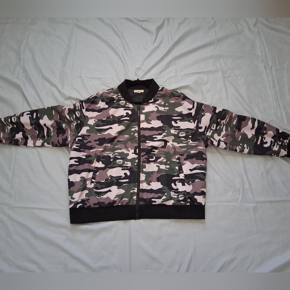 Camouflage Bomber Jacket